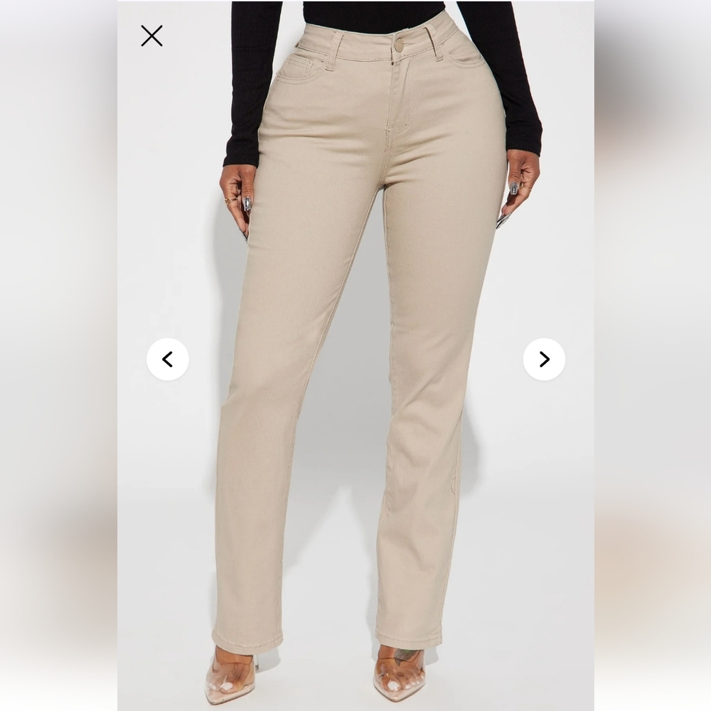 Fashion Nova Women's Tan Jeans